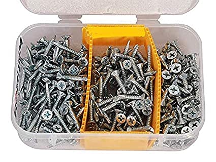 Assorted Self-Drilling Screw Csk Head Screws (13mm,19mm,25mm Total 301pcs)
