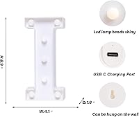 Vista 21 de Foaky LED Letter Lights Sign Marquee Light Up Letters Sign for Night Light Wedding/Birthday Party Battery Powered Christmas Lamp Home Bar