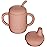 Cuddle Campus Sippy Cups 7OZ, [4 in 1] Baby Cups, Shatterproof Silicone Straw Cup,Open Cup for 6M, 6M+,6-12 Months,1/1+ Year Old Baby,Toddler