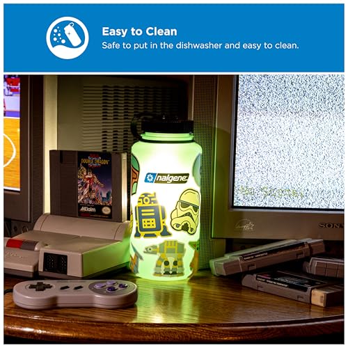 Image of Nalgene 32 oz Wide Mouth Water Bottle | BPA-Free, Durable & Leak Proof, Lightweight Bottle for Hiking & Gym, Work & Travel