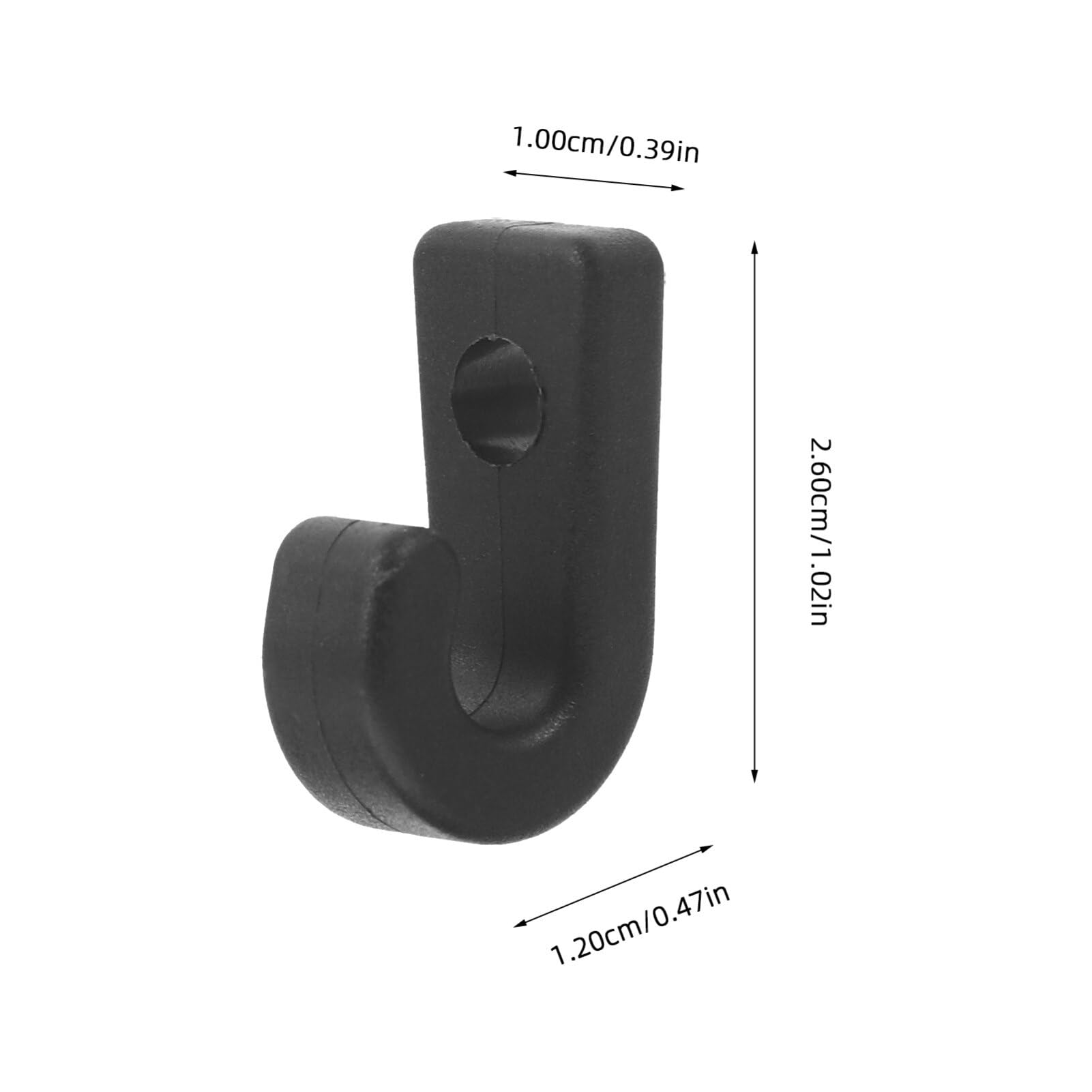 SUPVOX Sturdy Kayak Rudder Peak Buckle Kit 10pcs Outdoor Canoe Hooks for Lashing Gear