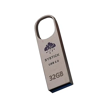SYSTICK USB PENDRIVE USB 2.0/ MODEL-s-102 Portable HIGH Speed Micro USB OTG Adapter/Converter Compatible FLASHDRIVE All Micro O.T.G Enable Devices| with Key Ring| Silver Colour (8GB)