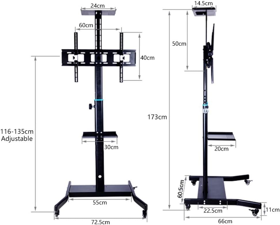 Soporte móvil para TV de 32''-60'' con ruedas miniatura 2