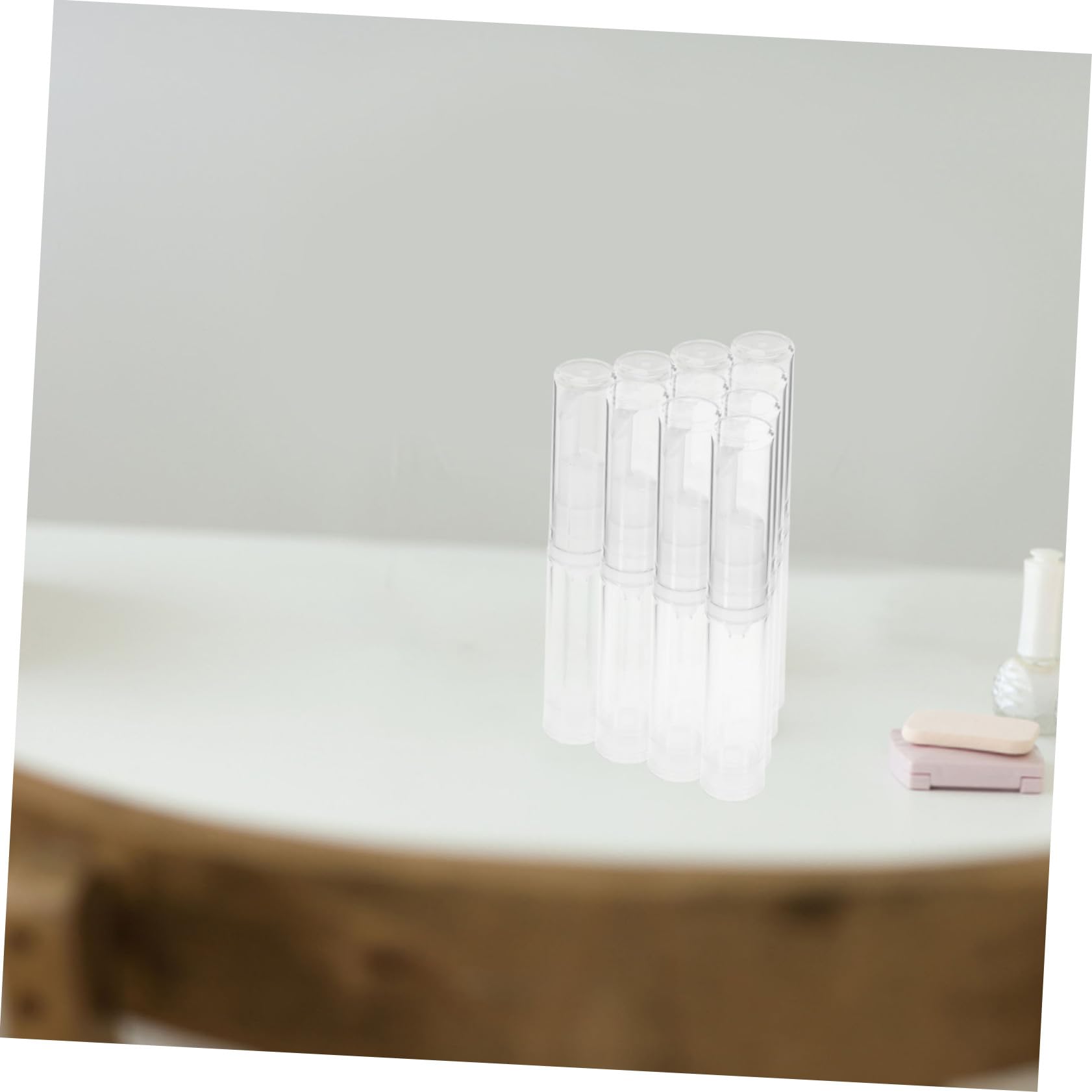 4 set di bottiglie ricaricabili Airless Pump per viaggi, flaconi cosmetici per lozione e fondotinta per leak e pratici, 10 pezzi * 4