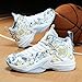 Hewcey Kids Basketball Shoes High Top Youth Fashion Sneakers Girls Casual Sports Basketball Shoes Breathable Comfortable Boys Sneakers for Big Kids