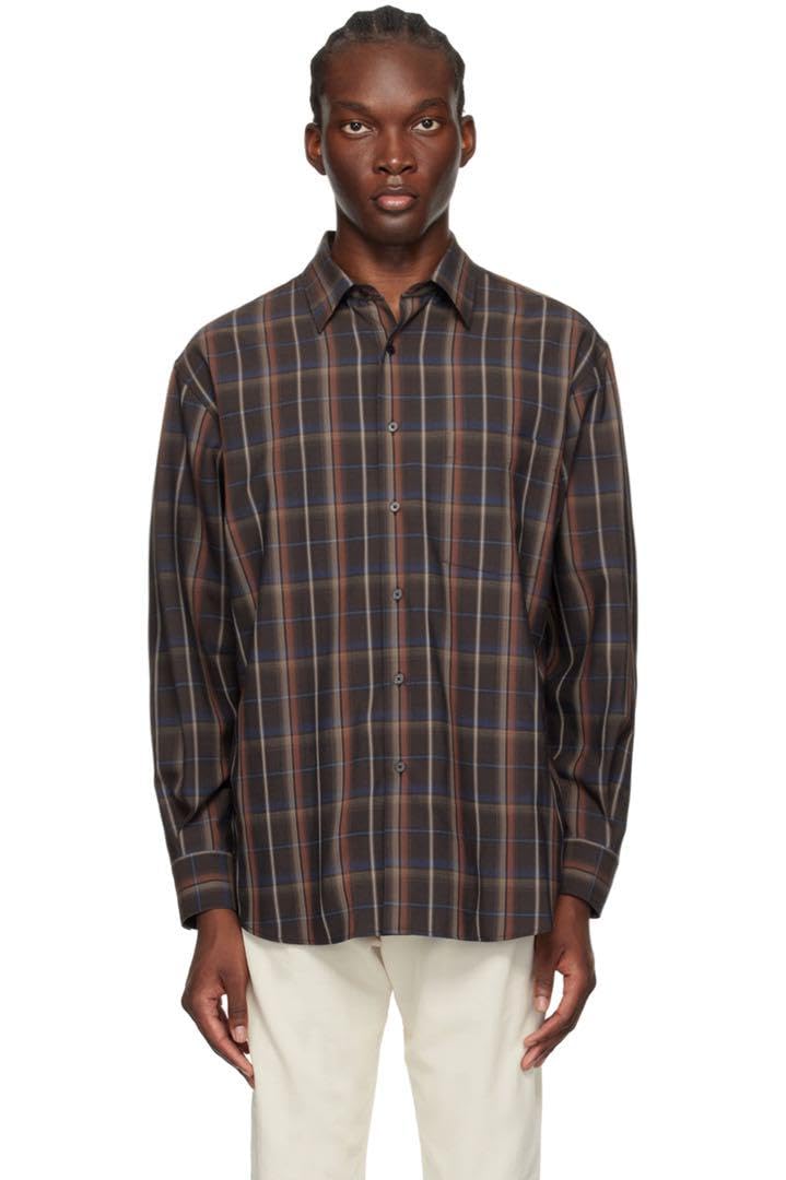 Amazon.co.jp: AURALEE SUPERLIGHT WOOL CHECK SHIRT : Toys & Games