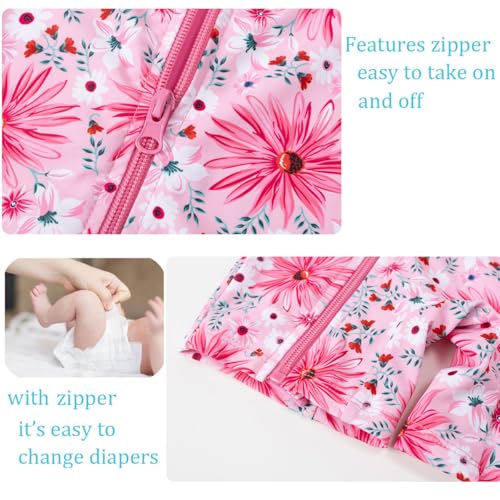 Image of Baby Girl Swimsuit Infant Rash Guard Swimwear Bathing Suit