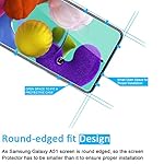NEWC-Pack-of-3-Glass-Screen-Protector-for-Samsung-Galaxy-A51-Anti-Scratch-Anti-Fingerprints-Bubble-Free-9H-Hardness-033mm-Ultra-Transparent-Ultra-Resistant-Tempered-Glass-By-Pantom