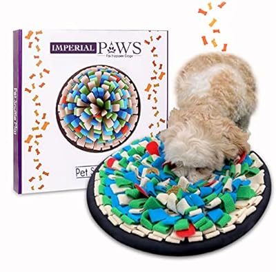 Snuffle mat for dogs Dog feeding mat Puppy training mat Stress relief foraging mat Dog puzzle mat for boredom Enrichment toy Birthday present gift Dog treat food mat Stimulation mat pet snuffle mat