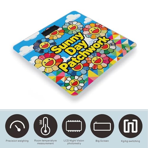 Báscula digital de baño Sunny Day Patchwork miniatura 3
