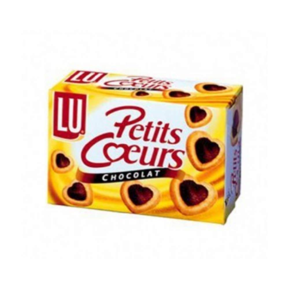Lu Petits Cœurs Chocolate Biscuits, 125 Gm