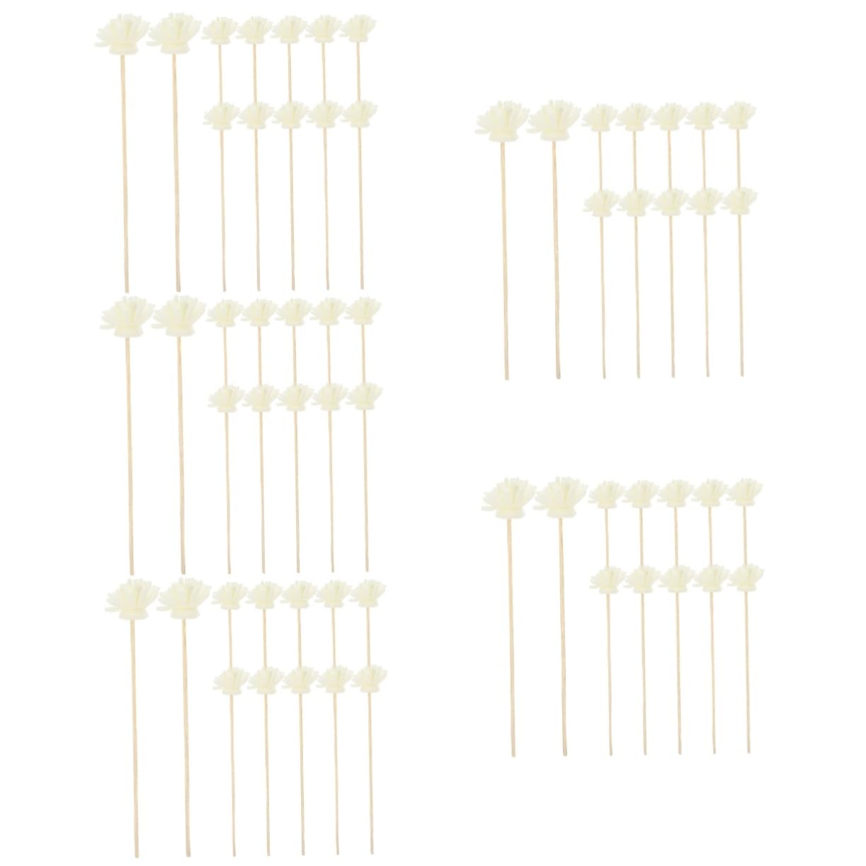 SEWACC 180pcs Natural Fragrance Diffuser Sticks Flower Sticks for Home Office and Yoga Room Decoration for Scented Oil Diffusers and Air