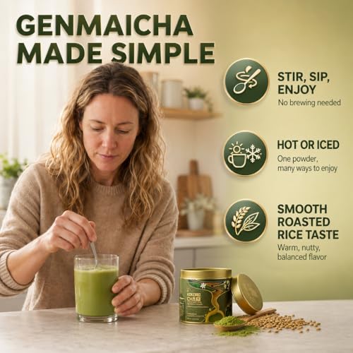 Té verde Genmaicha en polvo 40 g miniatura 3