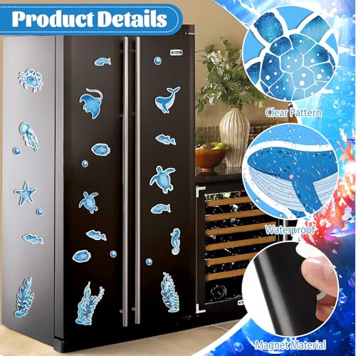 Imanes Decorativos Ocean Cruise Azul Animales Marinos miniatura 2