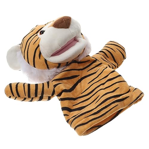 ABOOFAN 2 Peças De Teatro Show De Animais Educativos Desenhos Animados Tigre Forma De Fantoche Para