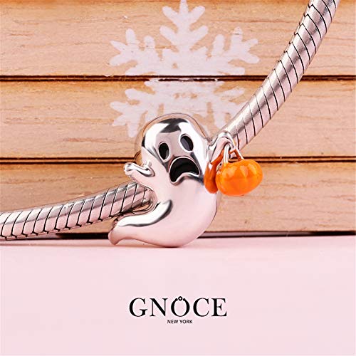 Image of GNOCE Witch Cauldron Pendant Charm,S925 Sterling Silver with Ruby Gemstones Dangle Charms Bead For Bracelets /Necklace Jewelry Gift For Women Girls Wife Daughter