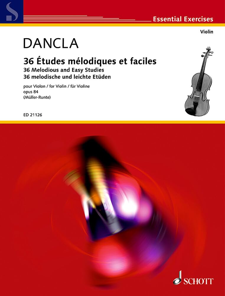 36 Melodious and Easy Studies: op. 84. violin.
