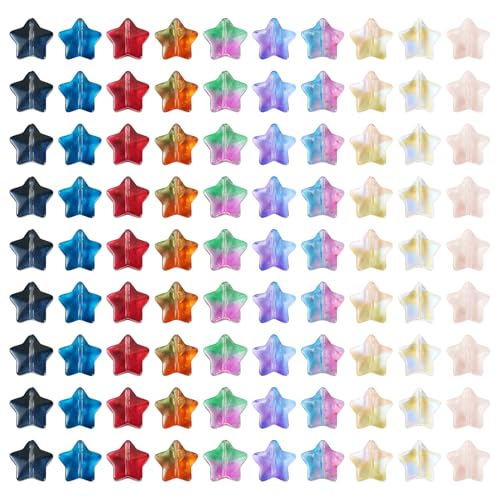 Perles en forme d'étoile pailletées pour fabriquer des cadeaux uniques et bracelets d'amitié