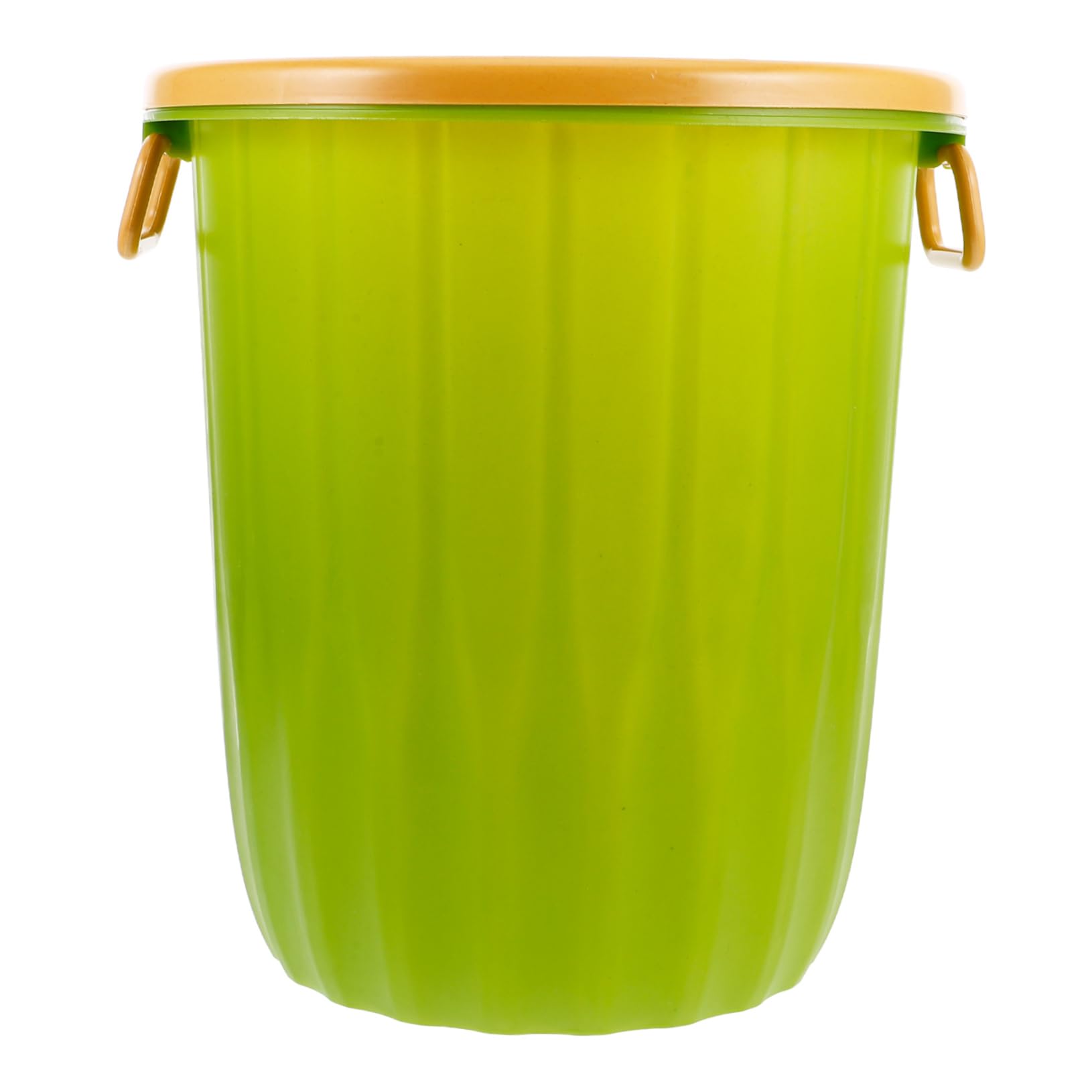 TOPBATHY Poubelle en Plastique Grosse Capacité Design Simple et Élégant Anneau de Compression Facile à Nettoyer Vert Cuisine, Salon et Dortoir
