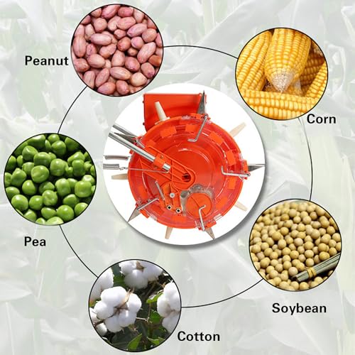 Semoir Portable – Jardinières précises avec applicateur d'engrais pour maïs, soja, cacahuètes et Coton – Jardins, fermes et ranchs