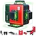 SHIJING 16 Lines Laser Level 4x360° Self Leveling, Class Green Self Leveling Cross Line Laser, Tiling Floor Laser Tool for Picture Hanging, Tile, Construction Indoor Project,Fixed Bracket Included