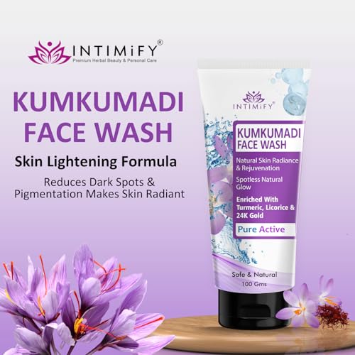 Image of INTIMIFY Kumkumadi Face Wash For Glowing Skin | For All Skin Types | Ideal For Men & Women 100 Gms