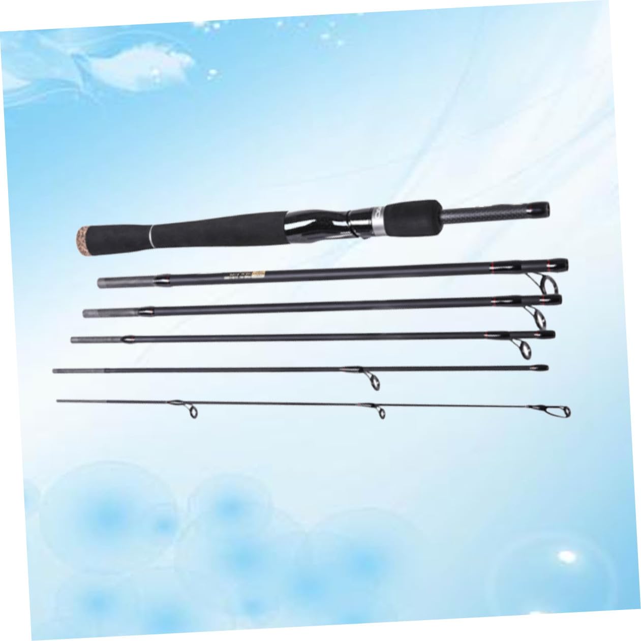 WOONEKY i nostri Strumenti di Pesca all'aperto Canna da Pesca Canna da Esca Corta