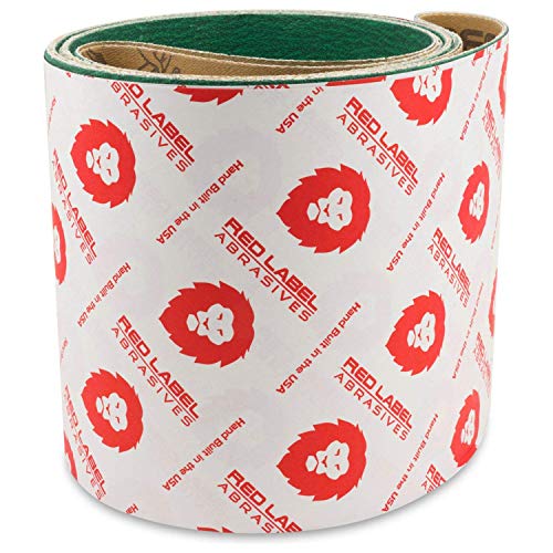 Red Label Abrasives 6 X 48 Inch 120 Grit Metal Grinding Zirconia Sanding Belts, 2 Pack