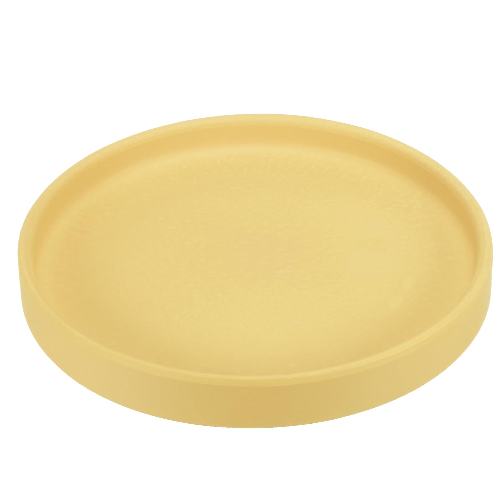 PATIKIL 6 Inch Round Ceramic Plant Saucer, Plant Saucer Tray Flower Planter Drip Tray for Indoors Outdoors Patio Balcony Yellow