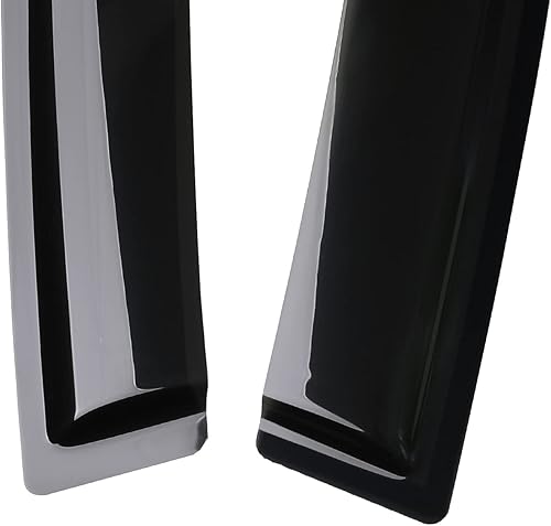 Miniatura 6 de Kinwrdsn Protectores de lluvia con cinta adhesiva para ventana lateral, visera de ventana para Ford EcoSport 2018-2023, deflector de ventilación,