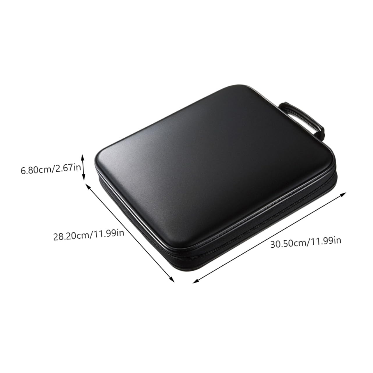 Custodia CD Dvd Portatile Rigida Posti con Manico Organizer Resistente Anti-graffio e Anti-urto per Auto e Casa Protezione Antipolvere e Umidità per Dischi