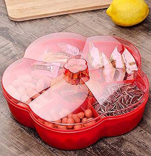 YFOZCOM Contenitore per Alimenti Rotante a Forma