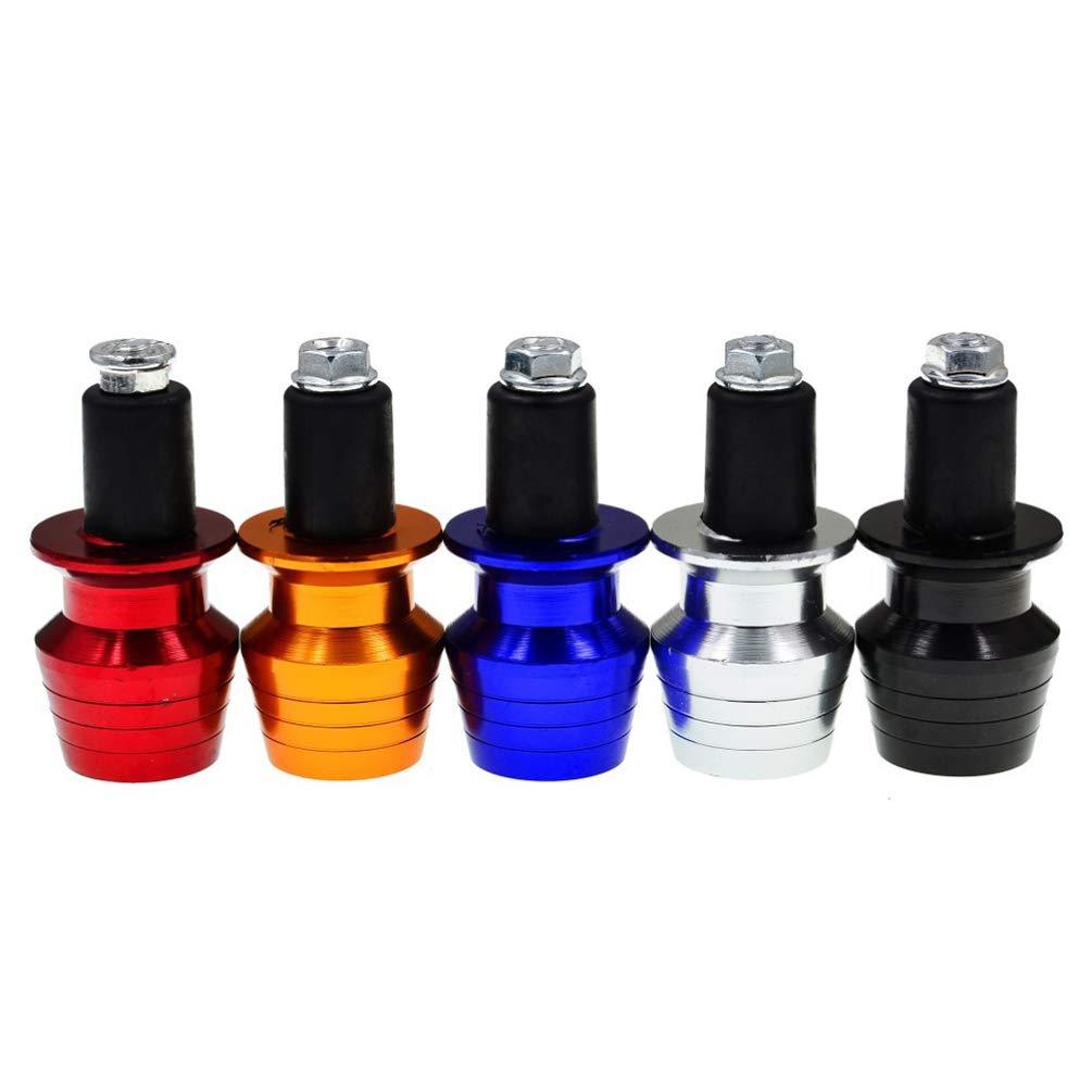 Lot De 10 Bouchons De Guidon De Vélo Argentés - 18,5 Mm, Accessoire Protection Et Décoration