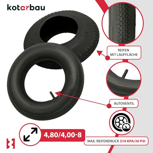 KOTARBAU® Reifen & Schlauch für Sackkarren und Schubkarren