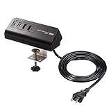 サンワサプライ USB PD対応クランプ式AC充電器（PD65W・C×2＋A×2・ブラック） ACA-PD106BK