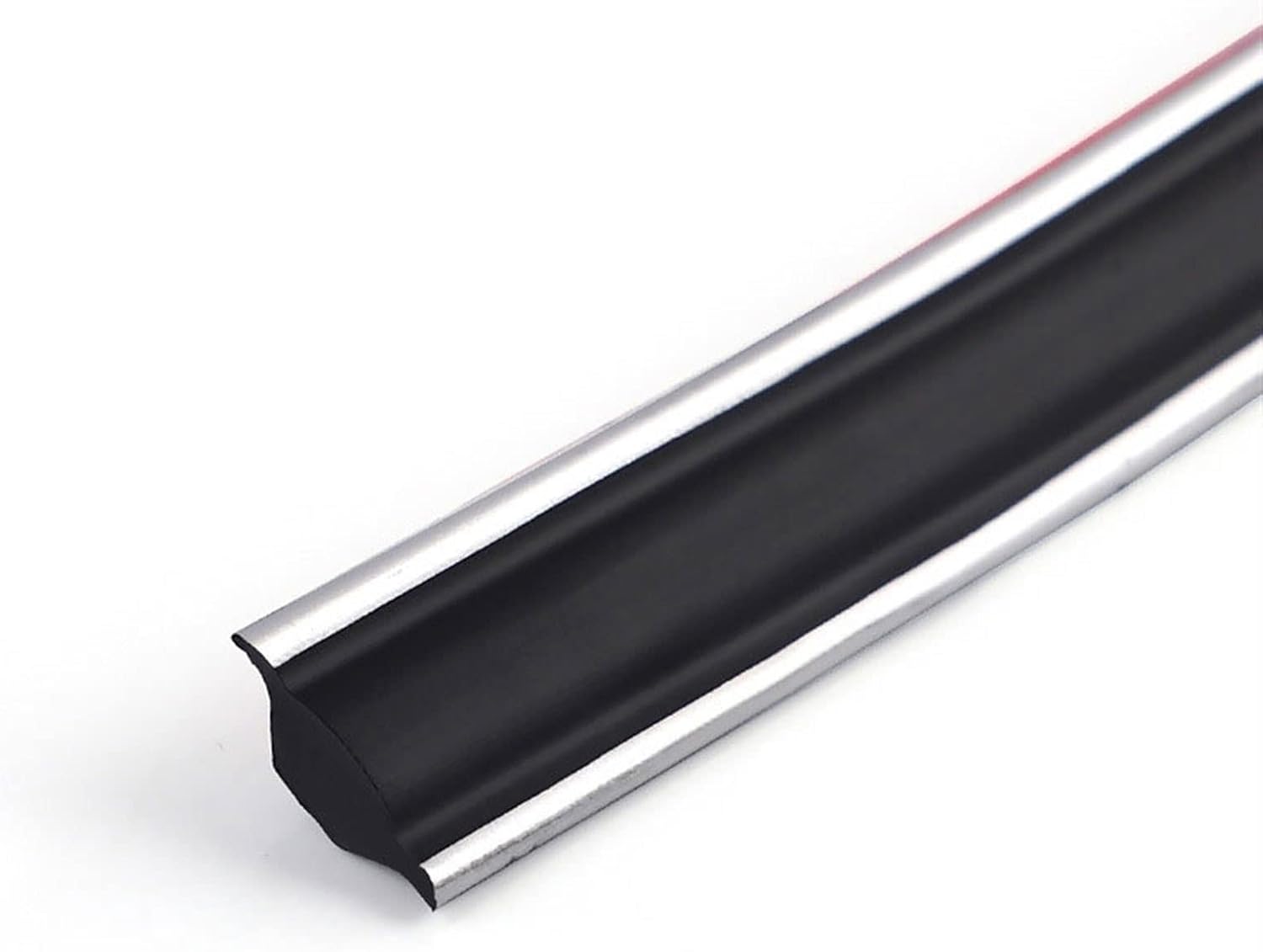 12m Selbstklebende Zierleiste Schwarz - Flexible PVC Wandleiste Für Wand & Möbel