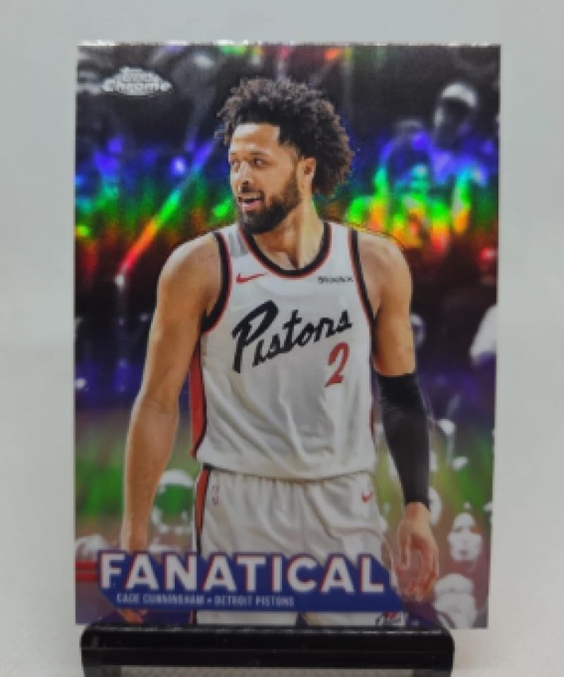 Basketball Trading Card 2025-26 Topps Chrome Fanatical #FAN-7 Cade Cunningham EX/NM Pistons