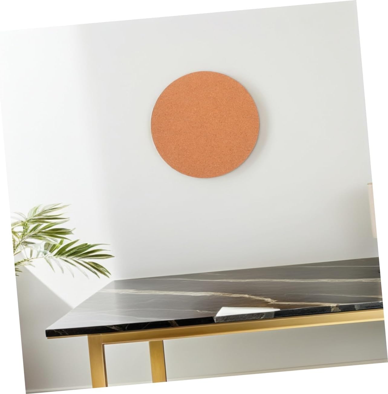 DOITOOL Cork Wall Panel Round Cork Boards Photo Message Boards Office Organization