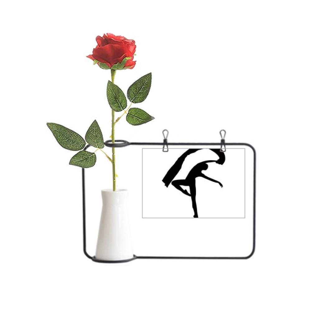 Fleurs artificielles à suspendre - Fleur danseuse sautant romantique