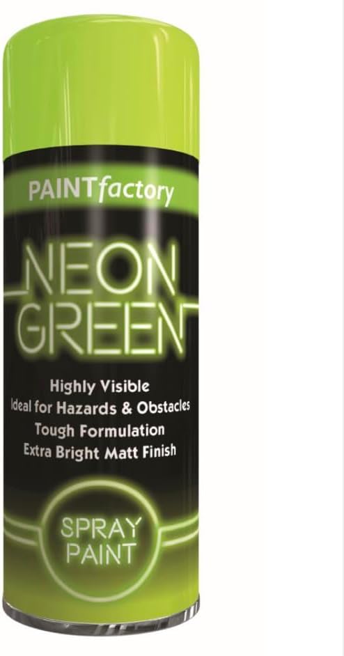 Paint Factory Neon Purple Spray Paint 200ml Extra Bright Matt Finish