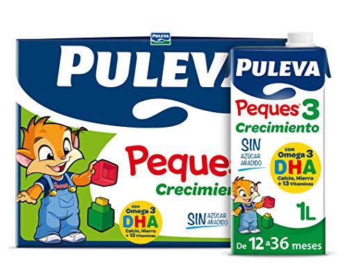 Puleva Peques Leche Infantil de Crecimiento Tipo 3 - 6 x 1 L Cover