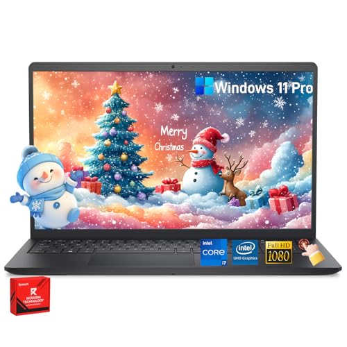 Image of Dell 15 Touchscreen Business Laptop(2025) - 15.6 inch FHD Touch Display, Intel 10-Core i7-1355U, Intel UHD Graphics, Wi-Fi 6, Copilot AI, Type-C, 160 GB RAM, 10TB SSD