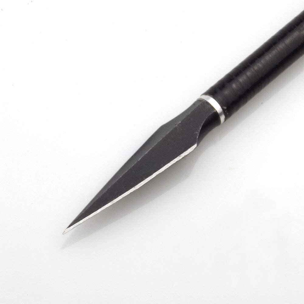 GPP 12pcs Traditional Hunting Arrow Head Broadhead Keened Up Screw-in Broadheads