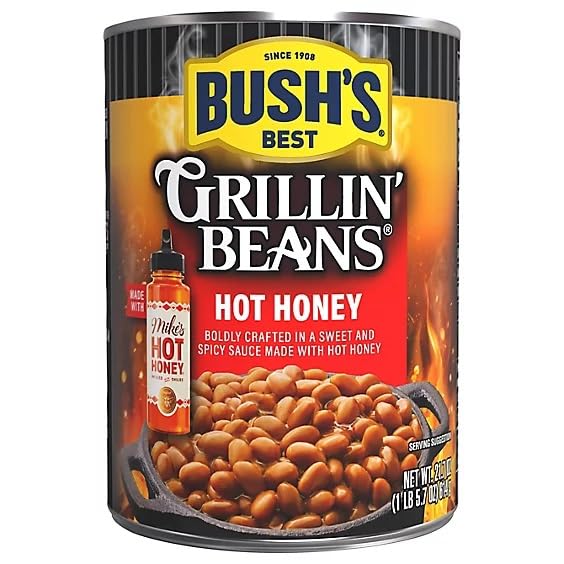 Hot Honey Grillin Beans - 21.7 OZ (Pack of 6)