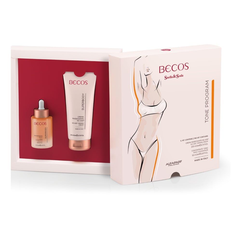 Becos Tone Program - Crema Rassodante no age 200 ml e Concentrato Tonic 50 ml
