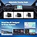 Eonon 6GB+64GB Double Din Car Stereo, 10.1 Inch Wireless CarPlay Android Auto Car Audio Receiver, Android 13 Touchscreen Navigation, Bluetooth, Backup Camera, 4G LTE, DSP -UX6SK-PLUS