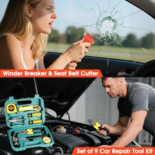 Car Emergency Kit with Snow Shovel
