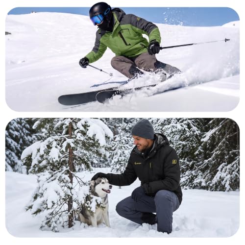Image of Mens Winter Coats Puffer Waterproof Ski Insulated Jacket