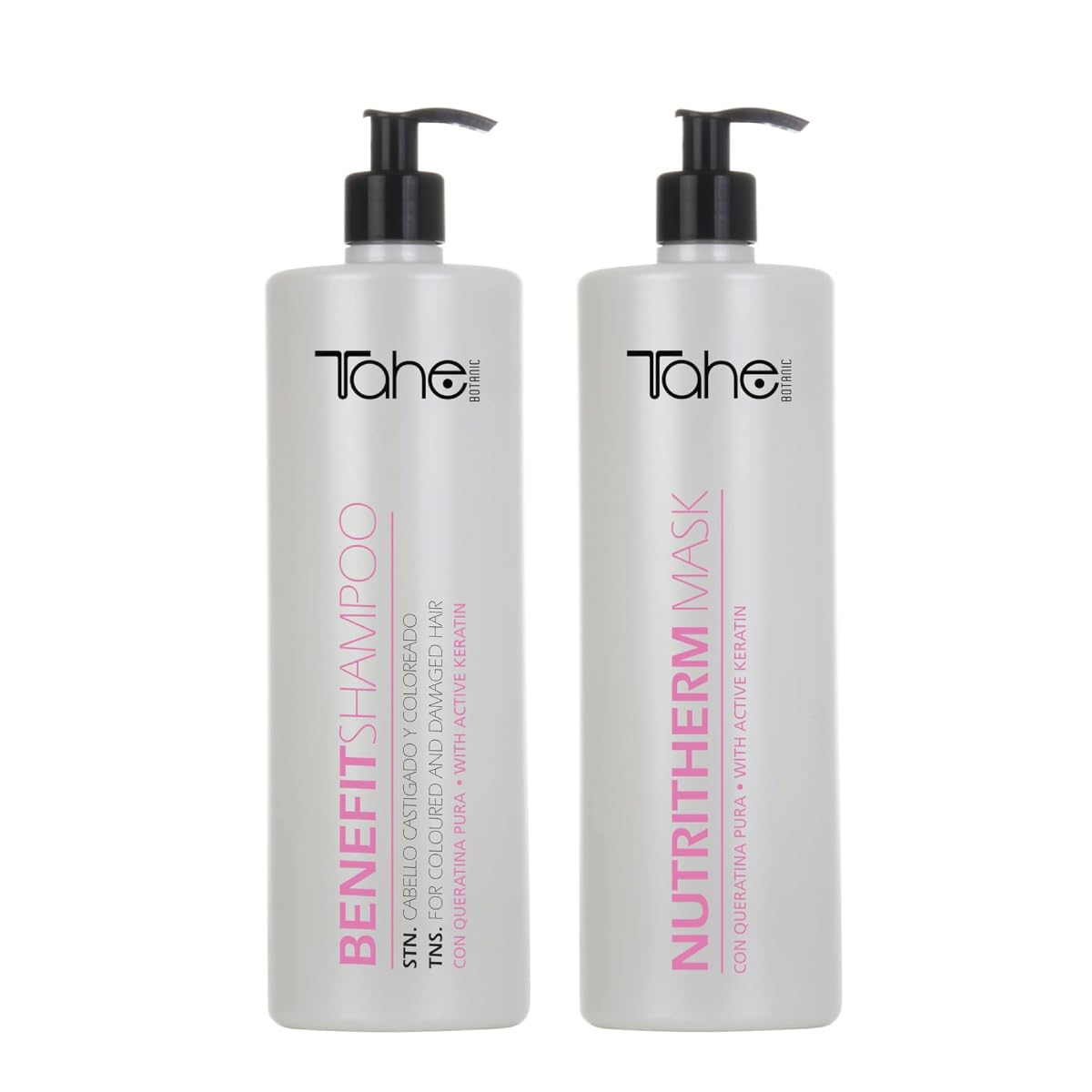 Botanic Kit - Benefit Shampoo 1000ml + Nutritherm Mask 1000ml With Active Keratin