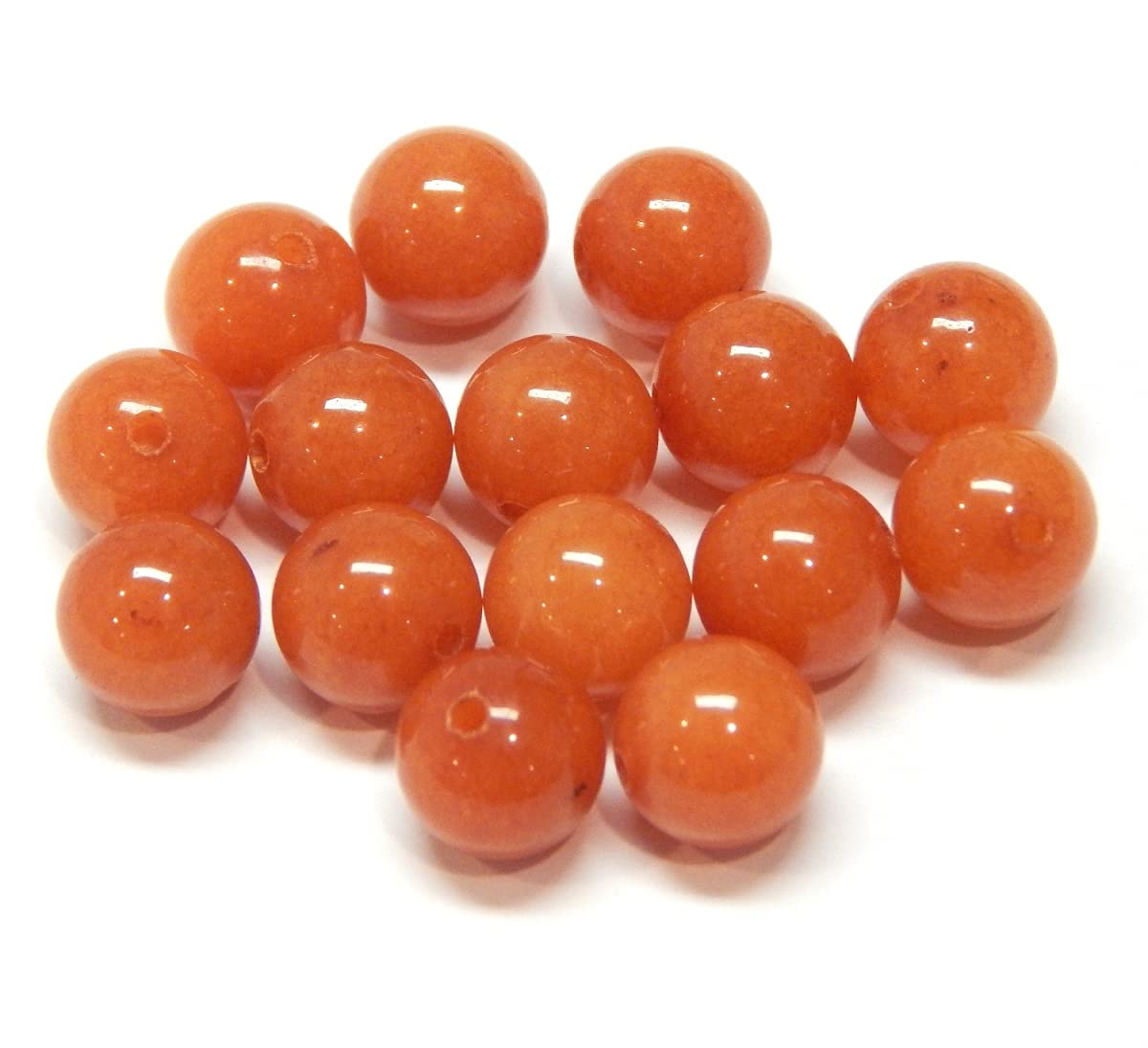 Lot De Perles Avventurina Rouge Naturelle 6mm - 40 Cm Fil